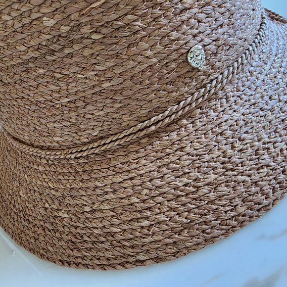 NWT Helen Kaminski Valence 6 Raffia Cloche Hat 👒🌿 - Picture 11 of 13